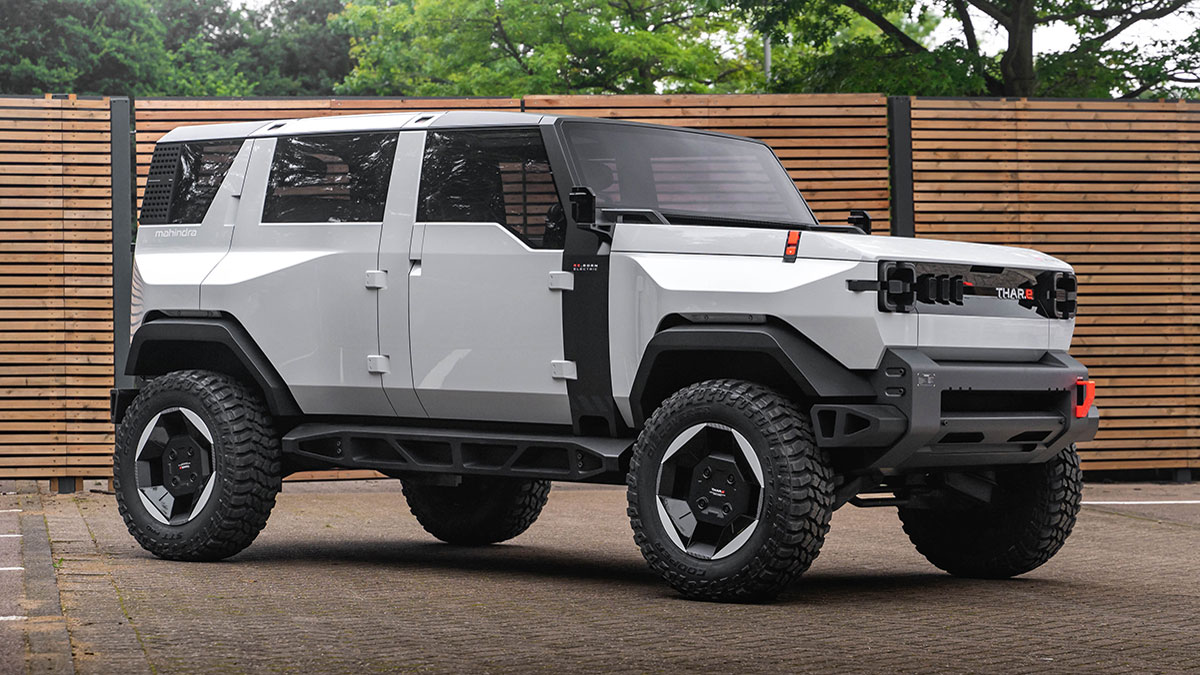 Mahindra Thar.e 2024: брутальный электрический внедорожник