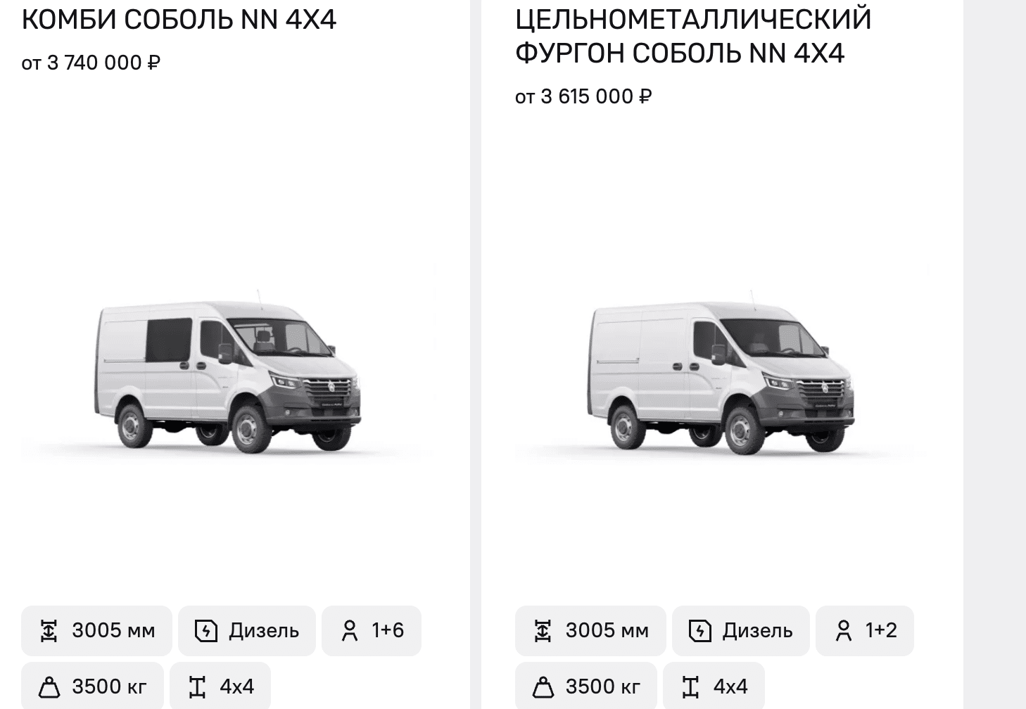 ГАЗ Соболь NN 4x4