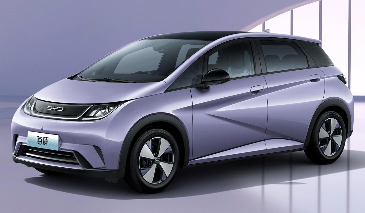 BYD Dolphin 2023 (рестайлинг): представлен обновленный электрический хэтчбек