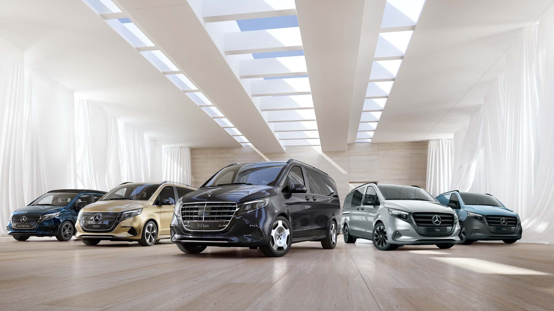 Mercedes-Benz V-Class и Vito 2024 модельного года: представлены обновленные микроавтобусы