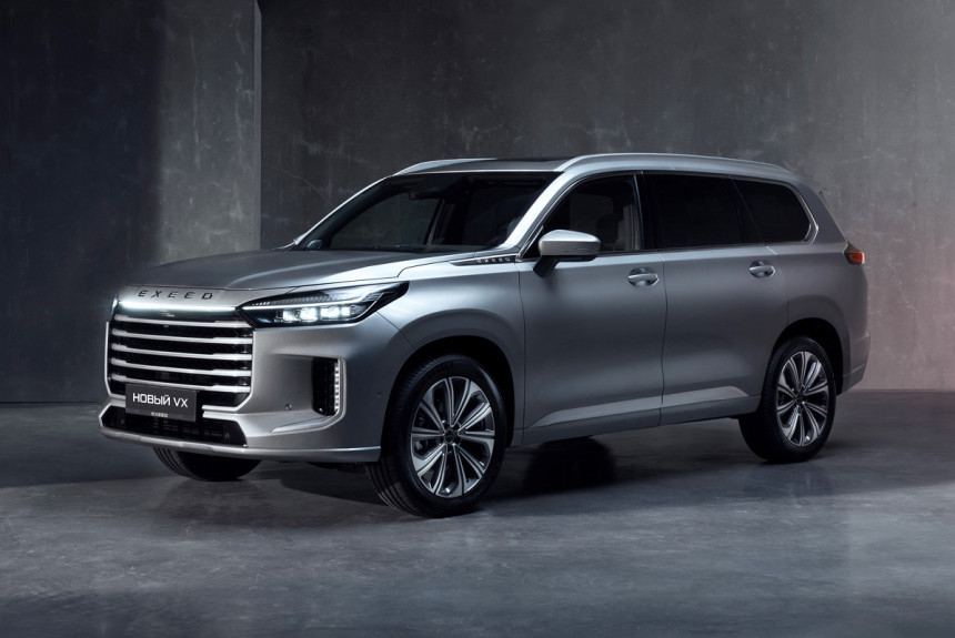 Exeed VX 2024 цены на рестайлинг в России (President). Шестиместный или семиместный салон