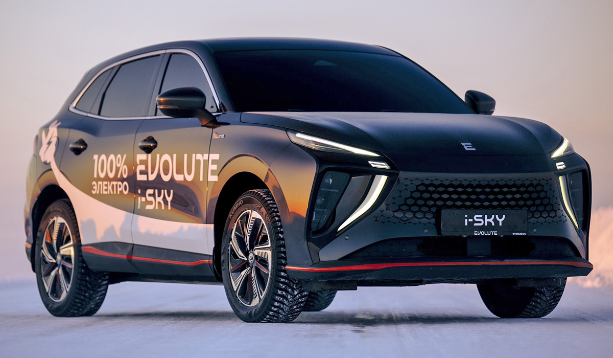 Evolute i-Sky 2023: представлен новый китайский электрокроссовер под российским брендом