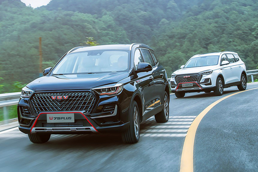 Кроссоверы VGV U70 Pro и VGV U75 Plus в России 2024: цены, фото, характеристики, комплектации и подробности
