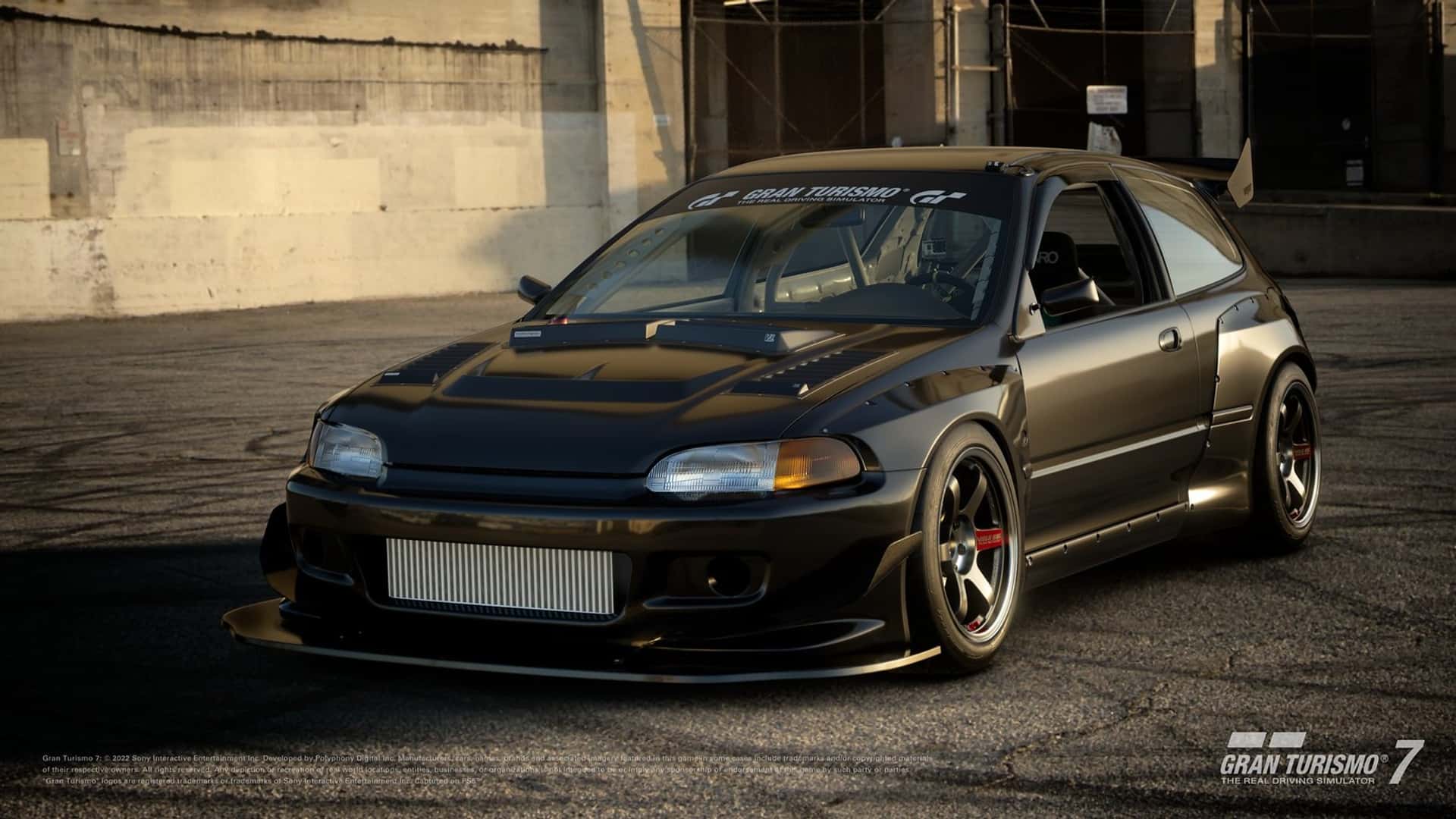 Культовый Honda Civic EG модернизированный в стиле JDM появился в игре Gran Turismo 7 (причем этот автомобиль существует в реальной жизни, он участвовал на тюнинг-выставке SEMA)