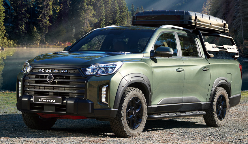 KG Mobility (бывший SsangYong) обновил рамные внедорожники Rexton: пикапы Rexton Sports (и Rexton Sports Khan) и классический внедорожник Rexton New Arena