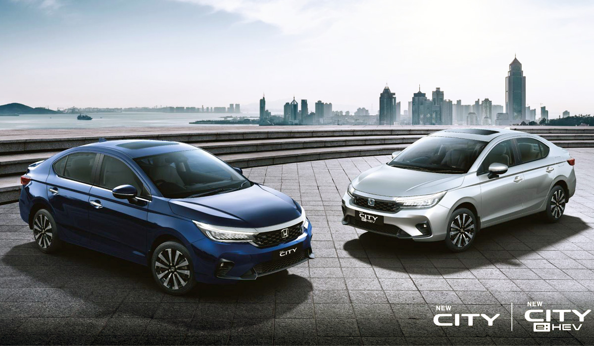 Honda City 2023: рестайлинг бюджетного седана (конкурент Kia Rio)