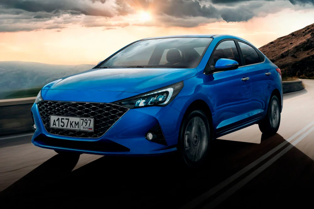 Solaris HS 2024 (Hyundai Solaris): цены и комплектации от официальных дилеров. Active Plus, Comfort и Elegance Sportline